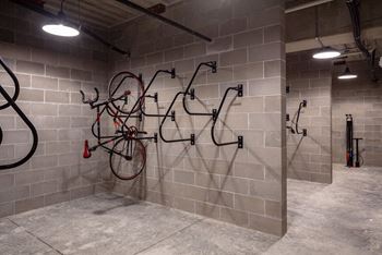 Bike storage & fix-it station